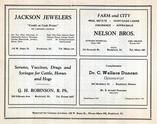 Jackson Jewelers, Nelson Bros., G.H. Robinson, Dr.C. Wallace Duncan, Winnebago County 1930c